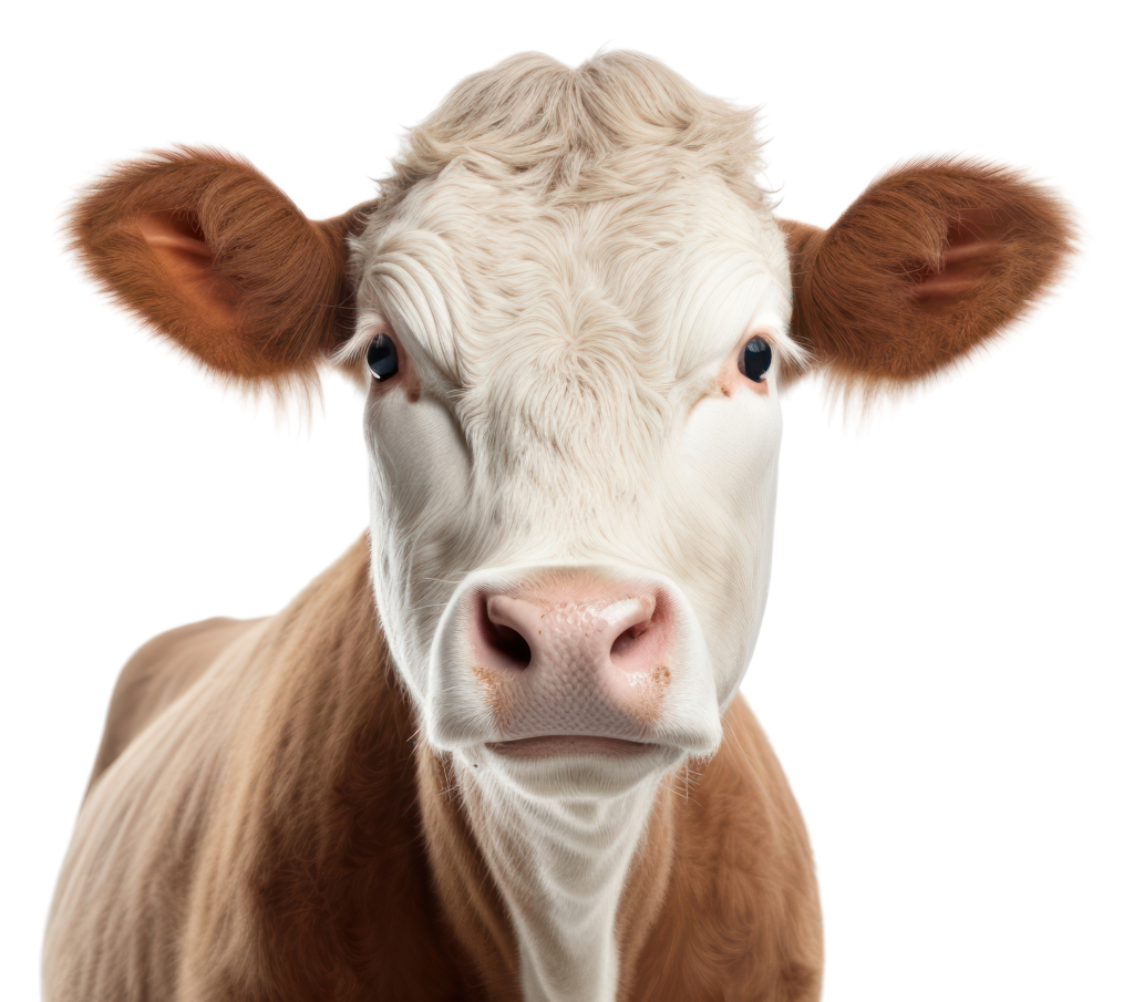 png cow livestock mammal animal ai generated image by rawpixel
